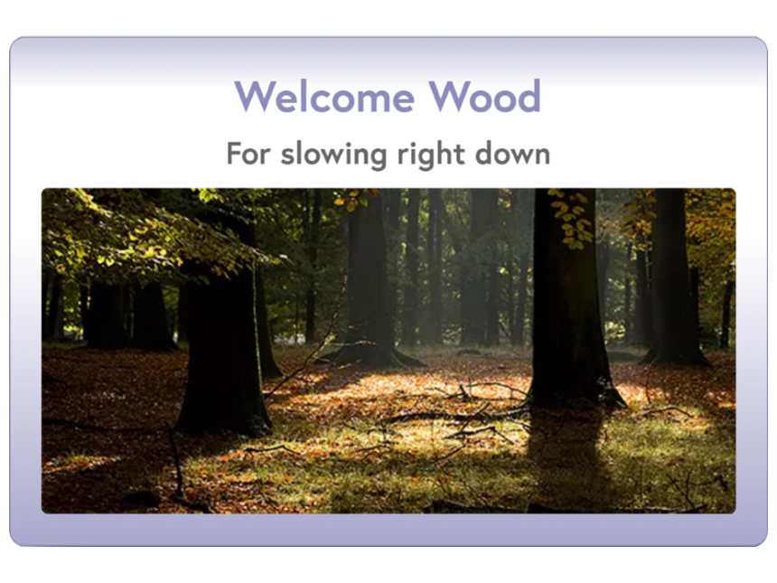 Welcome Wood